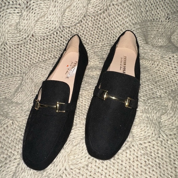 Feversole‎ Women's Fashion Trim Deco Loafer Flats Faux Suede - Picture 1 of 7